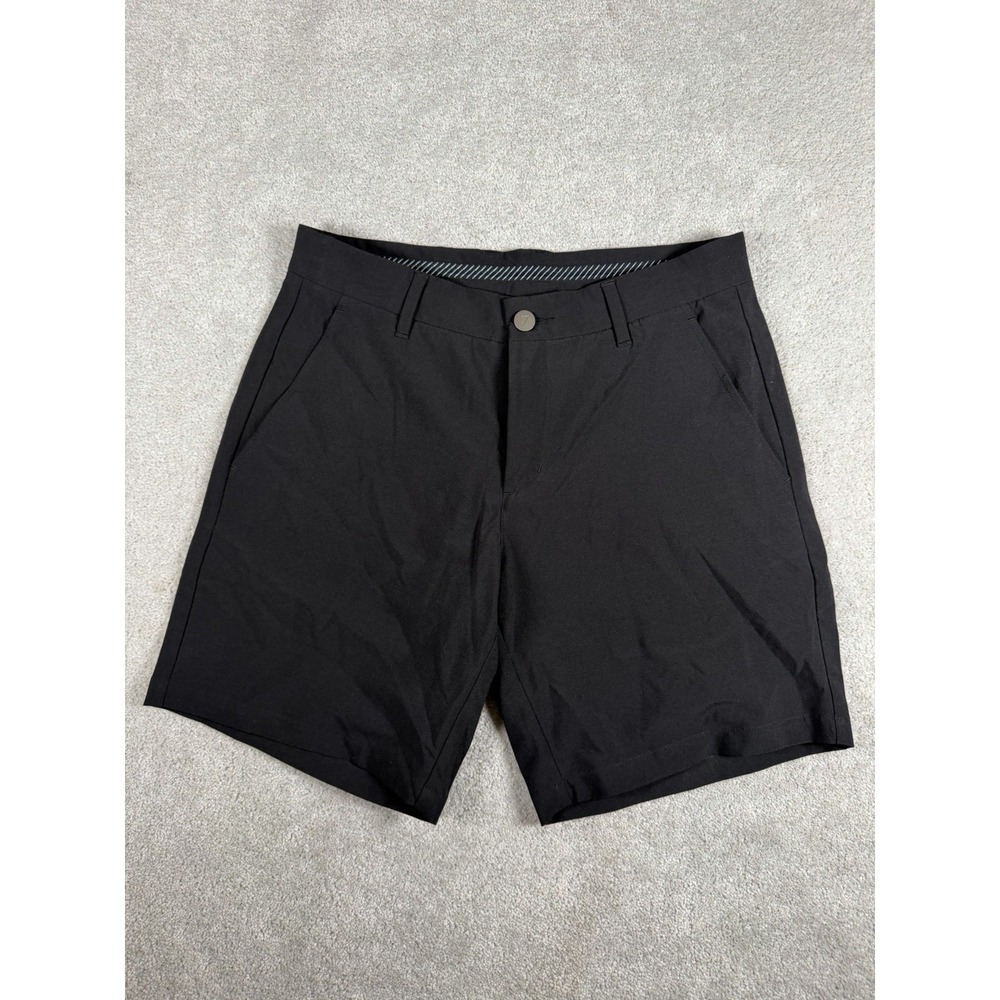 Primo Shorts Mens 30 Black 7" Inseam Golf Performance Stretch Casual Preppy